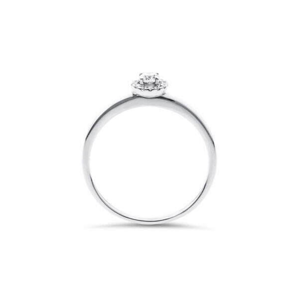 18ct White Gold Diamond Ring R0063