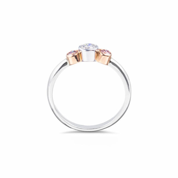 Argyle Pink and White Diamond Ring RPD0002