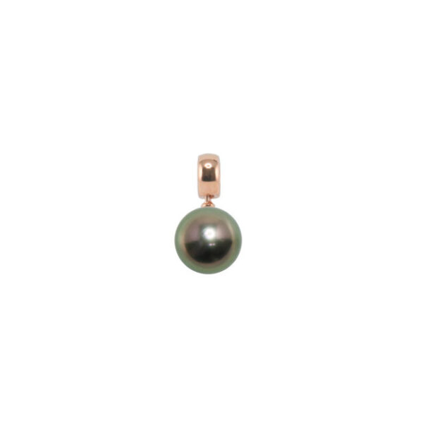 Black Tahitian 18ct Rose Gold Pearl Pendant