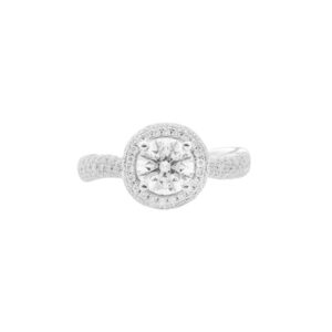 “Calypso” Halo Engagement Ring R0032
