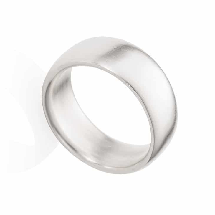 Low Dome Comfort Fit Classic Plain Wedding Band