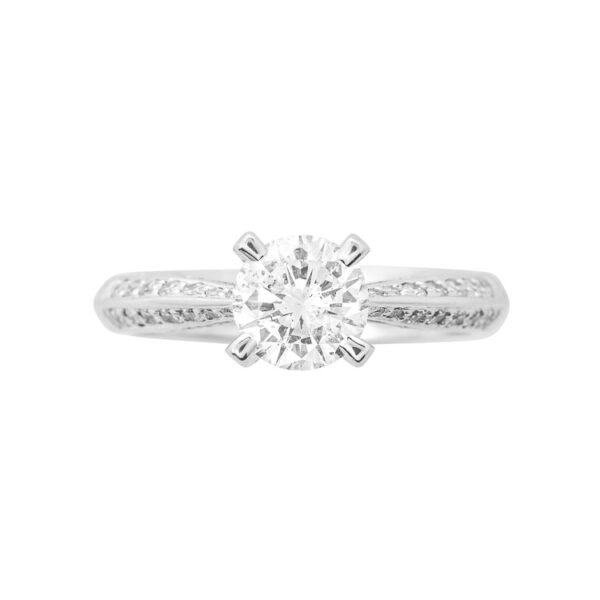 “Head over Heels” Classic Diamond Engagement Ring