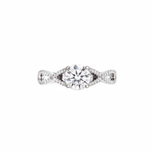 Infinity Diamond Engagement Ring R0145