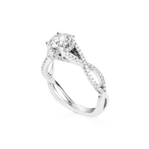 Infinity Diamond Engagement Ring R0145