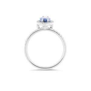 Marquise Tanzanite and Diamond Ring R0041