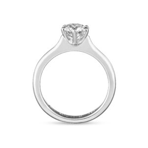 Round Solitaire 1.2ct Diamond Engagement Ring in Platinum