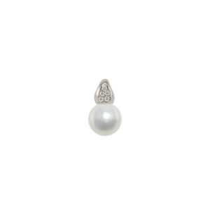 White South Sea Pearl and Diamond Pendant P0153