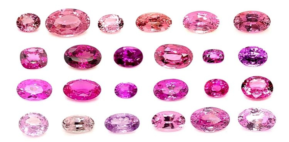 A variety of pink Sapphires