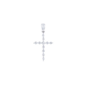 “Blance” Diamond Cross Pendant