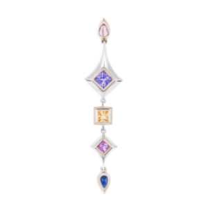 “Esmerelda” Multi Colour Sapphire Pendant