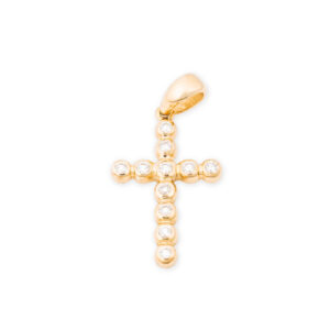 “Evelyn” Diamond Cross Pendant