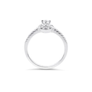 Flower Motif Design Diamond Ring