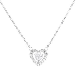 “Isabela” Heart Shape Diamond Pendant