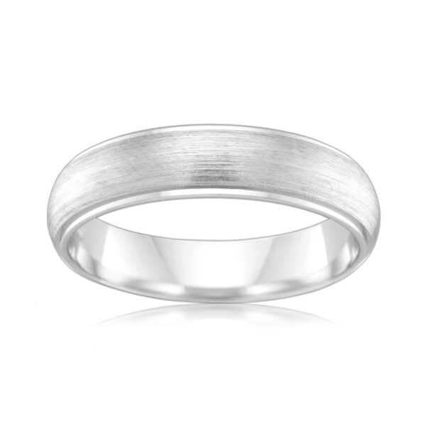 Low Dome Comfort Fit Wedding Band 7mm wide