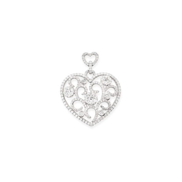 “Matilda“ Heart Shape Diamond Pendant