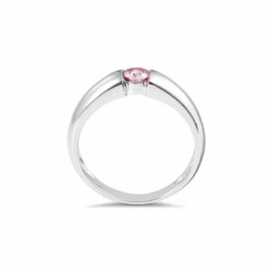 Solitaire Round Argyle Pink Diamond Ring