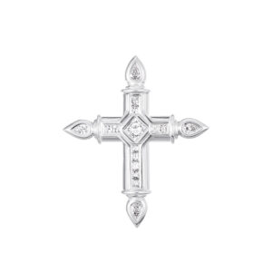 “St Vissarius” Diamond Cross Pendant