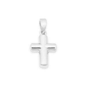 White Gold Cross Pendant